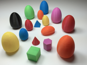 3D Printed Fun and Colorful Squeezable Shapes!
